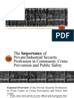 INDUSTRIAL SECURITY: Frontline Crime Prevention