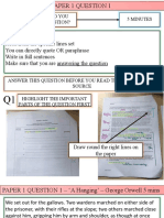Language Paper 1 Last Minute Revision Powerpoint