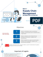 Week 3 - Supply Chain Management