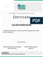 Certificado Aspiracao Folicular (Opu) Como Biotecnologia Na Reproducao Bovina