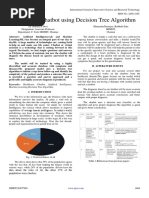 Healthcare Chatbot Using Decision Tree Algorithm