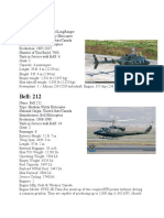 Bangladesh Air Force Helicopters Spec