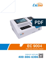 Brochure EC9004 Semi Auto Chemistry Analyzer Excbio
