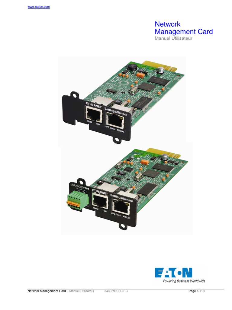 Eaton 66102 Ancien Francais | PDF | Serveur proxy | Sécurité de la ...
