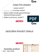 1 - Geoloska Povijest Zemlje