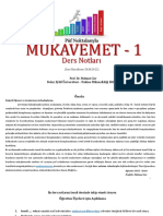 Mukavemet 1 Ders Notlari 2022