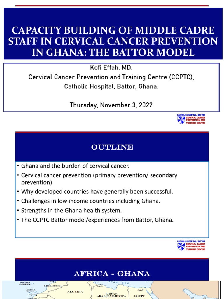 Cervical Cancer Prevention Training in Ghana | PDF | Cervical Cancer ...