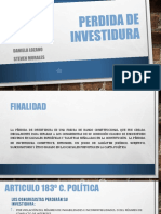 Perdida de Investidura