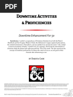 (DCM) Downtime Expanded