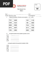 1st Quarter Test - THERESA