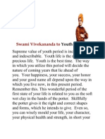 Swami Vivekananda To Youth
