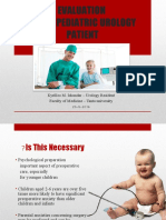 Evaluation of Pediatric Urology Patient