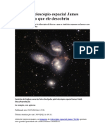 Telescópio James Webb revela detalhes de galáxias antigas