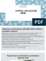 Prototipul Aplicatiei WEB