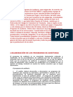 PROGRAMA AUDITORÍA PASIVOS Y CUENTAS POR PAGAR