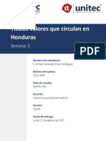 S5 - Tarea 5.1 Títulos Valores Que Circulan en Honduras