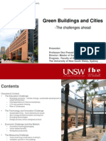 Green Buildings and Cities: - The Challenges Ahead