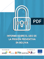 Libro:Informe Sobre El Uso de La Prisión Preventiva en Bolivia