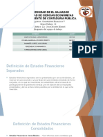 Estados Financieros Consolidados y Separados