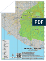 Peta Jalur Pendakian Gunung Tambora