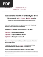 BBB Month 50 Workout Plan