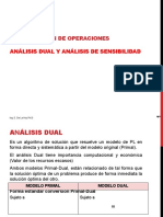 Análisis Dual y Sensibilidad