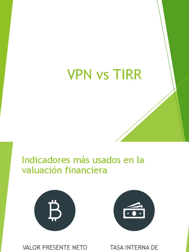 VPN Tirr | PDF | Tasa interna de retorno | Valor presente neto