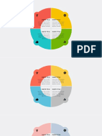 Circle Four Divide PowerPoint Templates