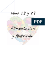 28 y 29 Alimentación y Nutrición - Documentos de Google