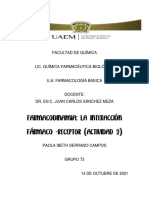 Farmacodinamia: La interacción Fármaco -Receptor