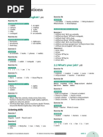 Navigate A1 Coursebook Unit 2 Answer Key