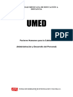 Guía de Estudio Modulo Iv - Factores Humanos de La Calidad