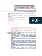 Desde El Punto de Vista Financiero La Depreciación Tiene Tres Significados Distintos