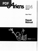 Ariens 924000 Sno Thro 1979 Repair Manual