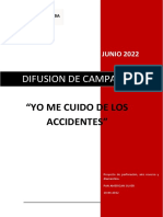 Difusion de Campaña Yo Me Cuido