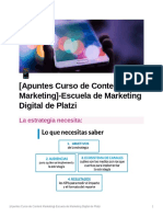 Apuntes Curso de Content Marketing-Escuela de Marketing Digital de Platzi