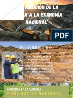 Contribución de La Minería A La Economía Nacional