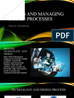Design and Managing Design processes-REPORT POM