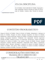 Direitos trabalhistas e evolução histórica