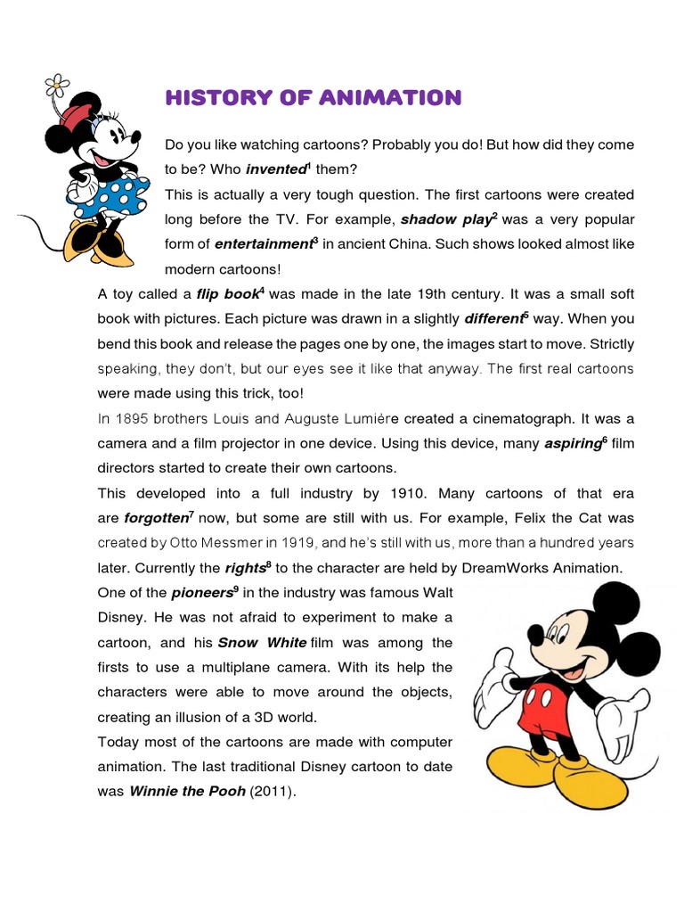History of Animation | PDF