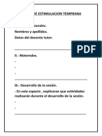 Sesión de Estimulacion Temprana-Exámen Final