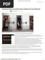 Estado de Coisas Inconstitucional e a Falácia da Ressocialização