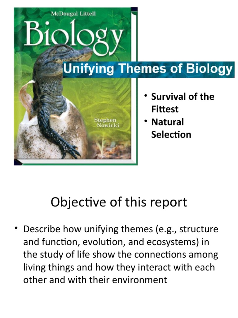 Ppt. On Unifying Themes | PDF