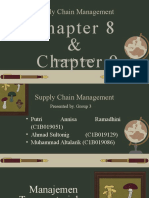 SCM GROUP 3 (Chapter 8 & Chapter 9)
