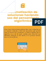 Automatización de Soluciones Haciendo Uso Del Pensamiento Algorítmico - Ficha