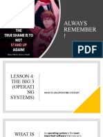 Lesson 4 The Big 3