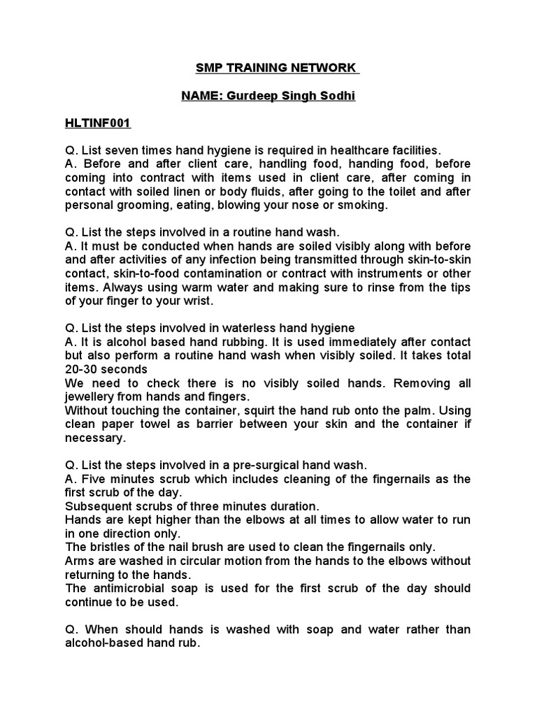 Hand Hygiene Practices in Healthcare | PDF | Infection | Hand Washing