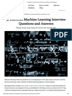 51 Machine Learning Interview Questions With Answers - Springboard