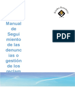 Manual de Seguimiento de Las Denuncias o Gestión de Los Reclamos