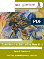 Licenciatura en Educación Plan 2019